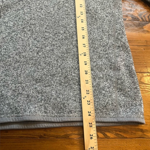 Patagonia Women's Better Sweater Stonewash Gray L 1/4 Zip Pullover Branded - Picture 12 of 14